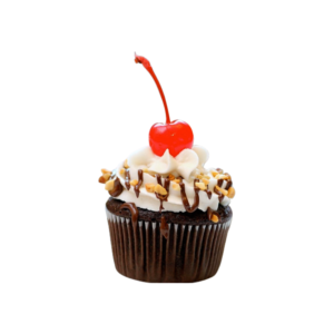 Hot Fudge Sundae Cupcake