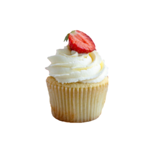 Vanilla Strawberry Cupcake